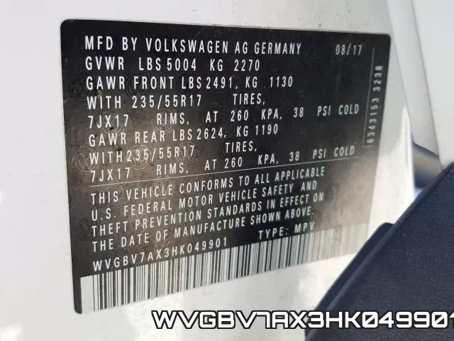 WVGBV7AX3HK049901