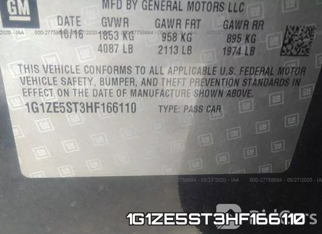 1G1ZE5ST3HF166110