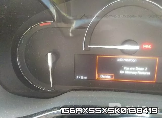 1G6AX5SX5K0138419