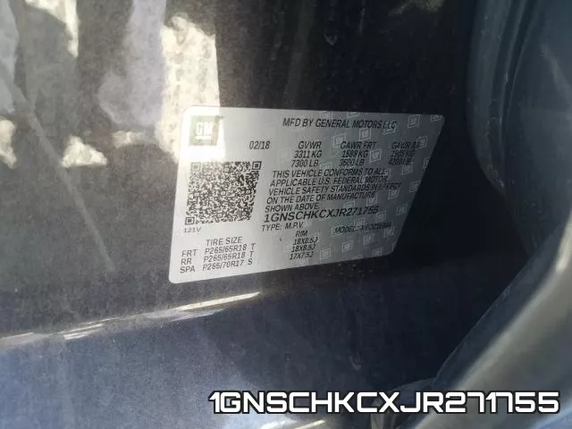 1GNSCHKCXJR271755