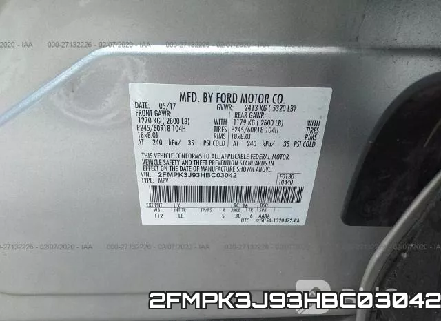 2FMPK3J93HBC03042