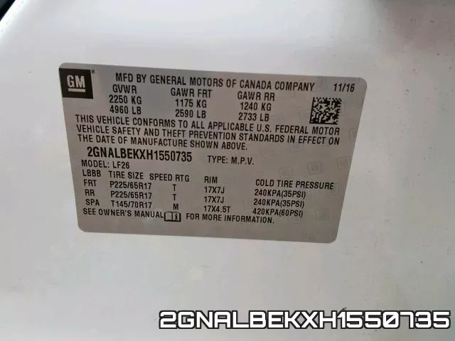 2GNALBEKXH1550735