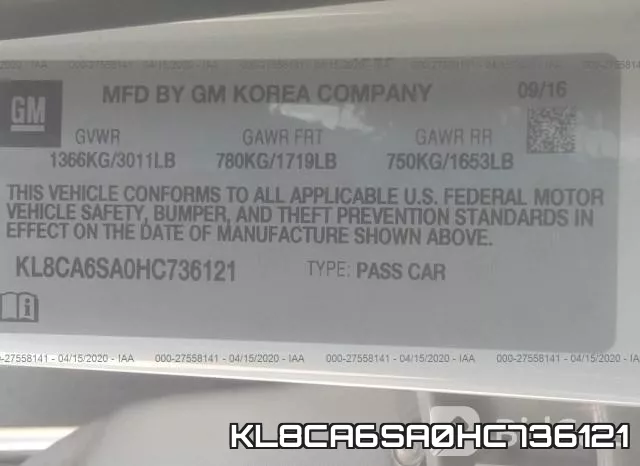 KL8CA6SA0HC736121