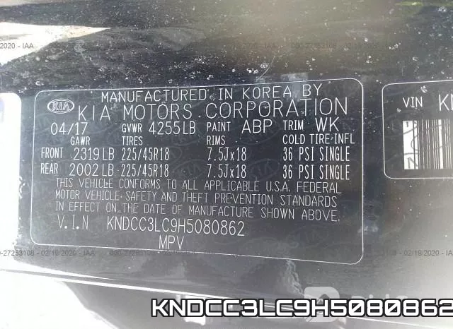 KNDCC3LC9H5080862