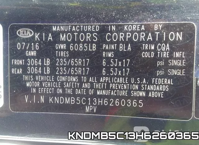 KNDMB5C13H6260365
