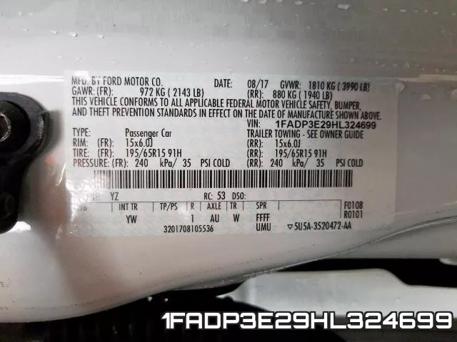 1FADP3E29HL324699