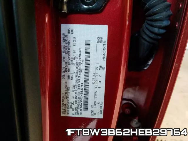 1FT8W3B62HEB29764