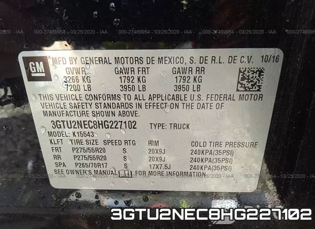 3GTU2NEC8HG227102
