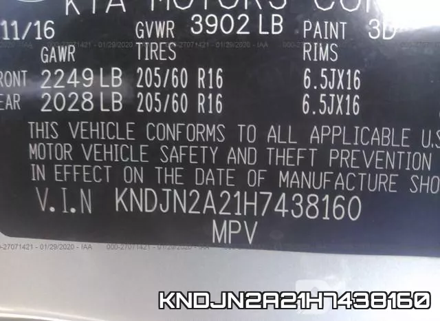 KNDJN2A21H7438160