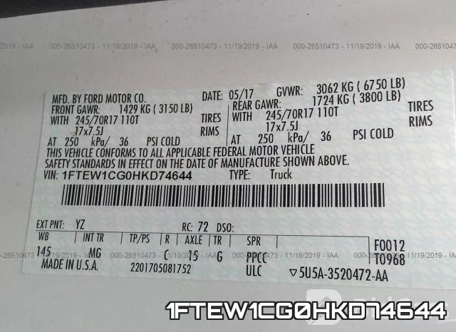 1FTEW1CG0HKD74644