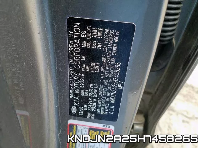 KNDJN2A25H7458265