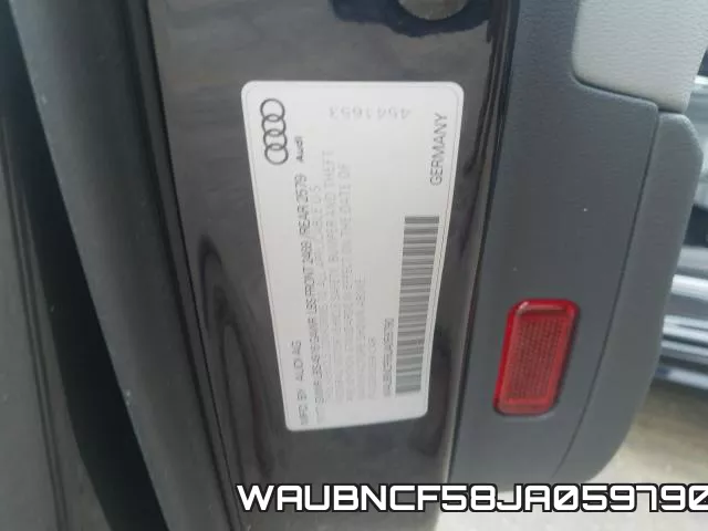 WAUBNCF58JA059790