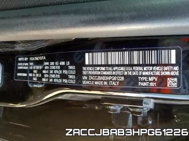 ZACCJBAB3HPG61226