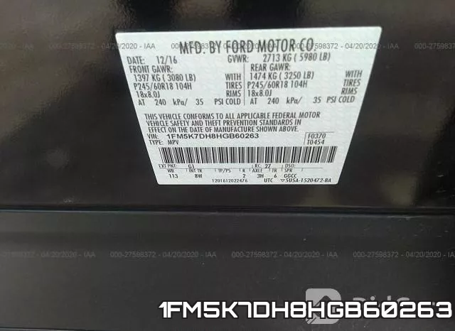 1FM5K7DH8HGB60263