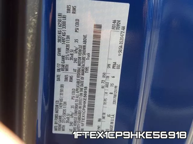 1FTEX1CP9HKE56918