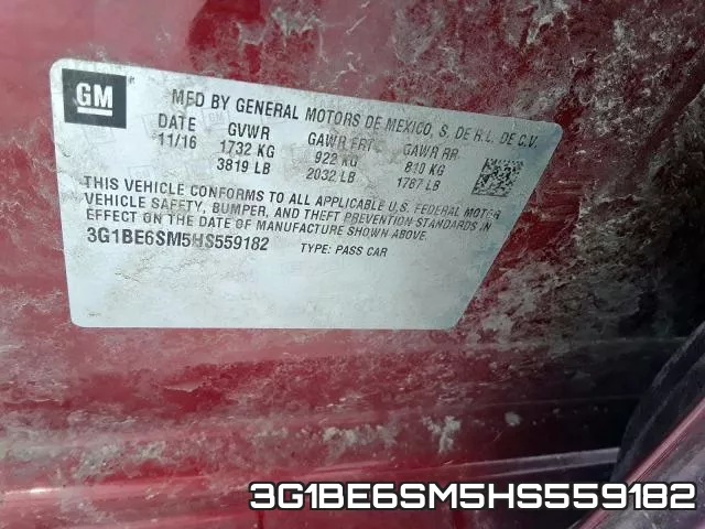 3G1BE6SM5HS559182