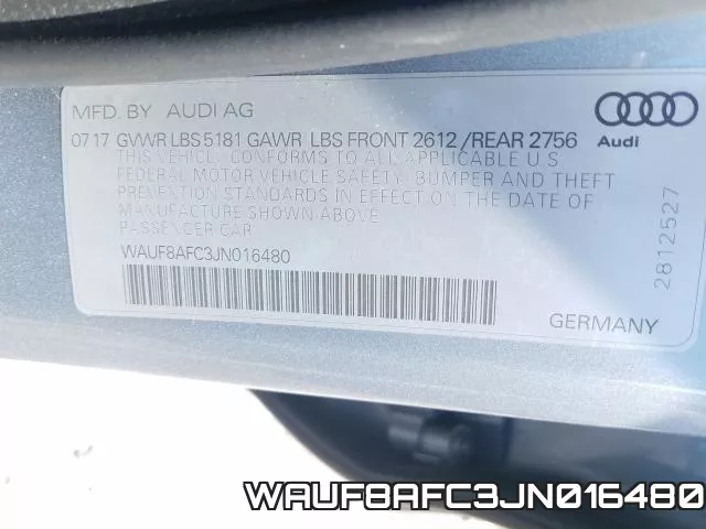 WAUF8AFC3JN016480
