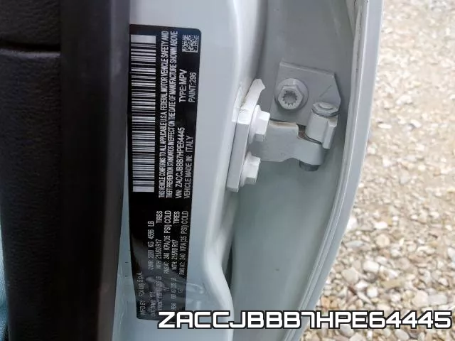 ZACCJBBB7HPE64445