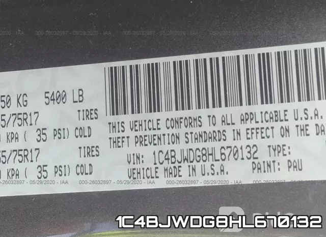 1C4BJWDG8HL670132