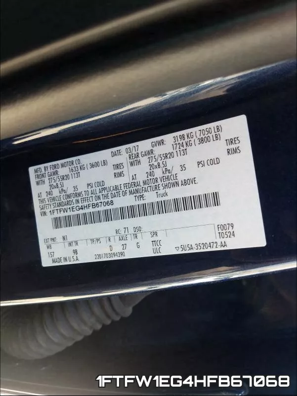 1FTFW1EG4HFB67068