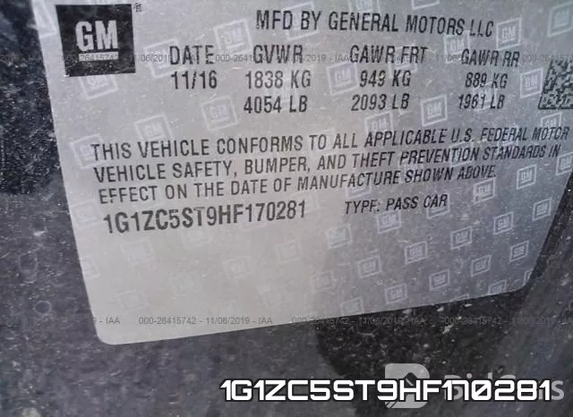 1G1ZC5ST9HF170281