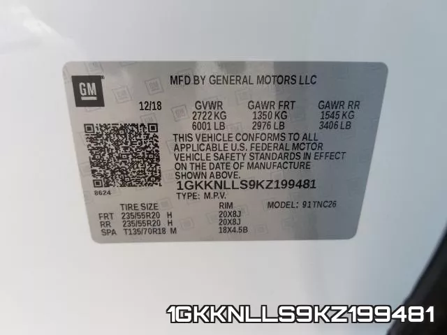 1GKKNLLS9KZ199481