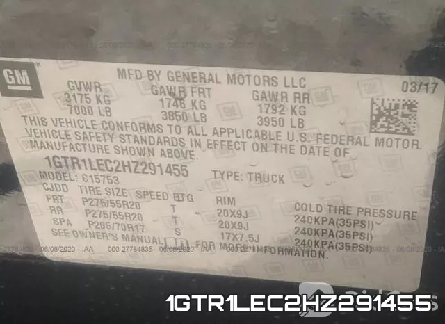 1GTR1LEC2HZ291455