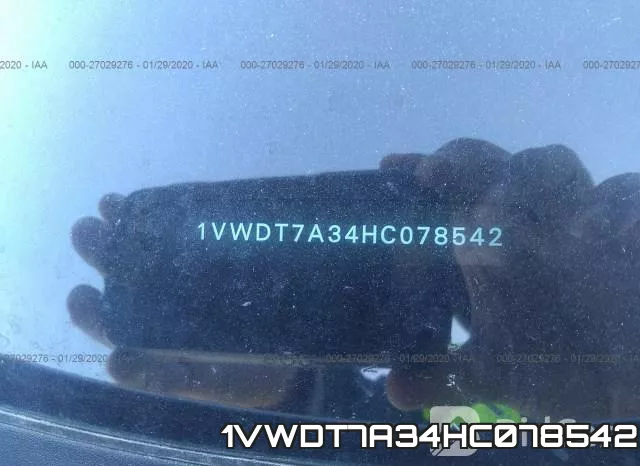 1VWDT7A34HC078542