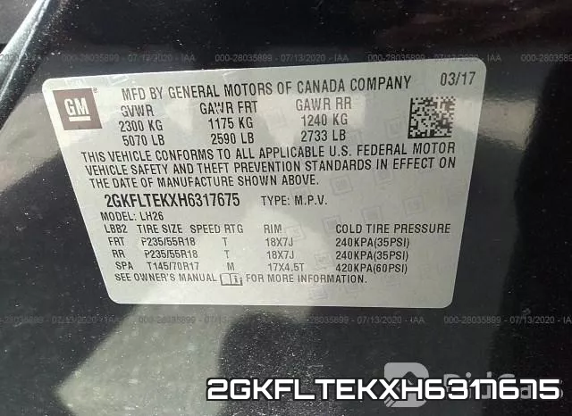 2GKFLTEKXH6317675