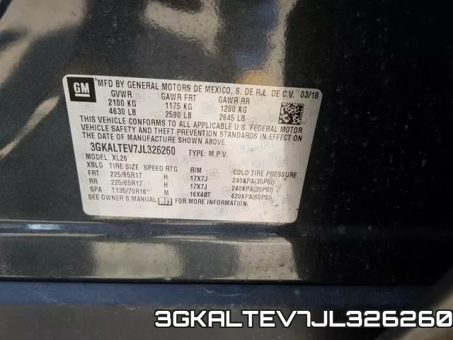 3GKALTEV7JL326260