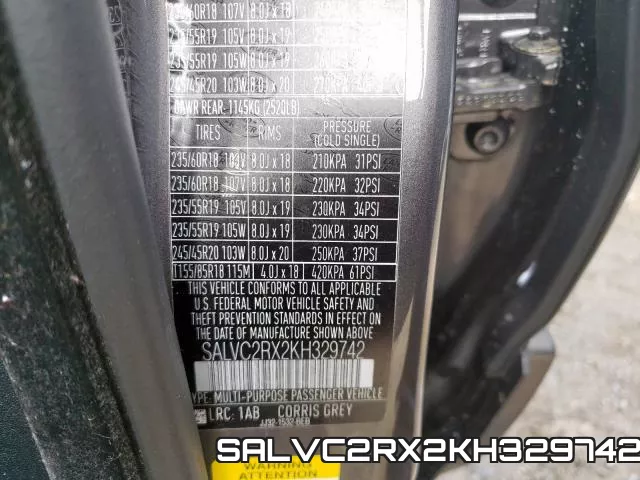 SALVC2RX2KH329742