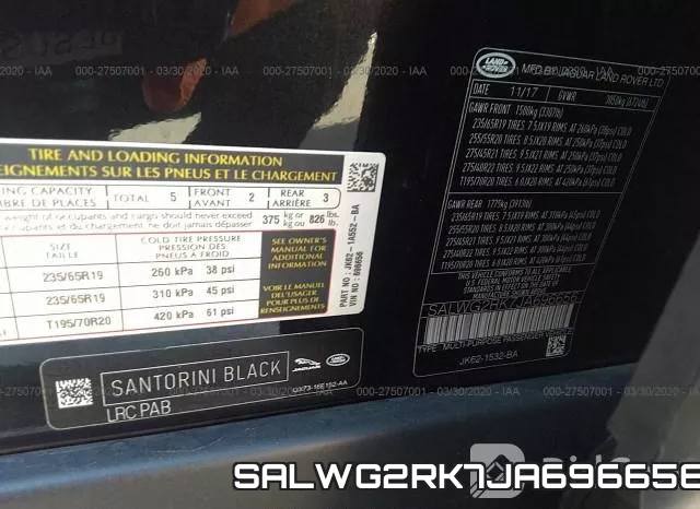 SALWG2RK7JA696656