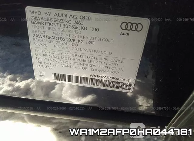 WA1M2AFP0HA044781