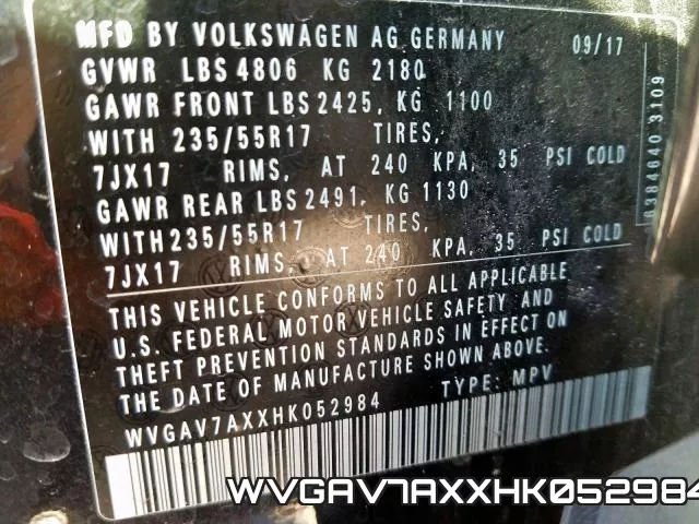 WVGAV7AXXHK052984