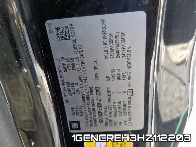 1GCNCREH3HZ112203