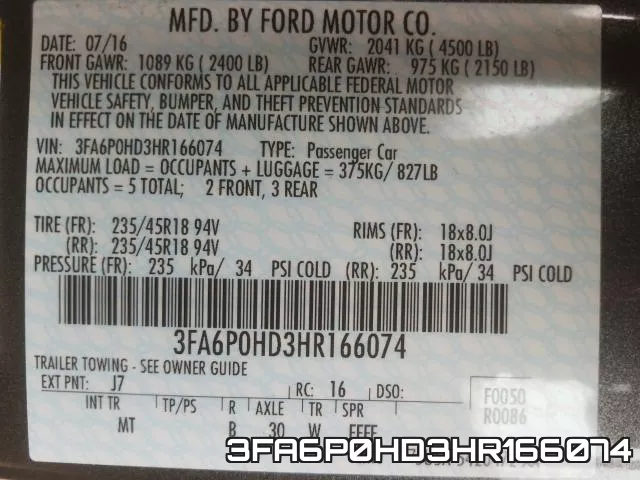 3FA6P0HD3HR166074