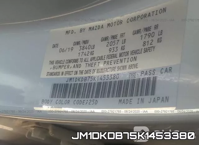 JM1DKDB75K1453380