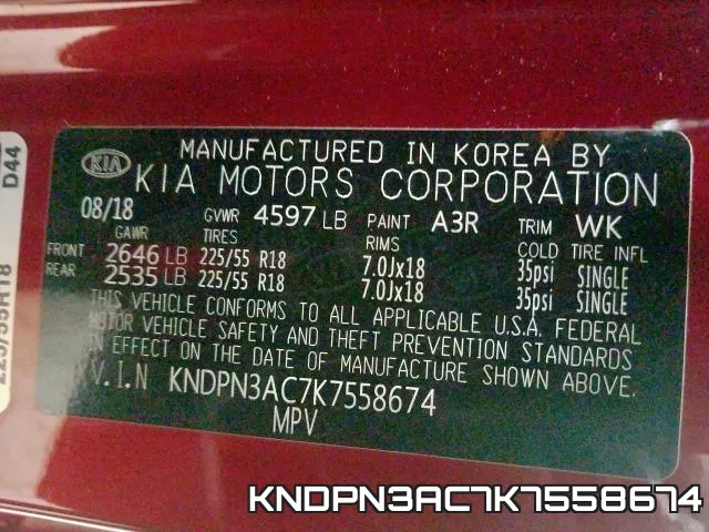 KNDPN3AC7K7558674
