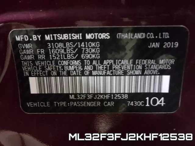 ML32F3FJ2KHF12538