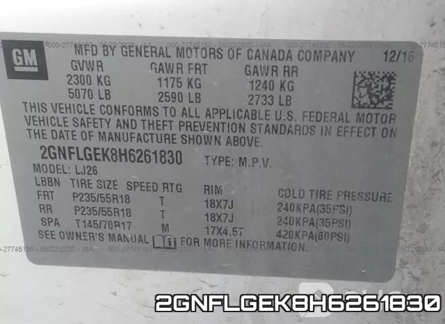 2GNFLGEK8H6261830