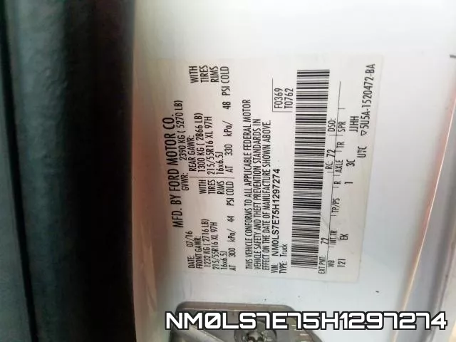 NM0LS7E75H1297274