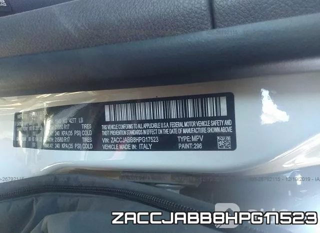 ZACCJABB8HPG17523
