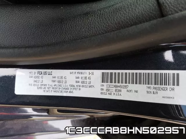 1C3CCCAB8HN502957