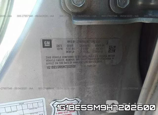 1G1BE5SM9H7202600