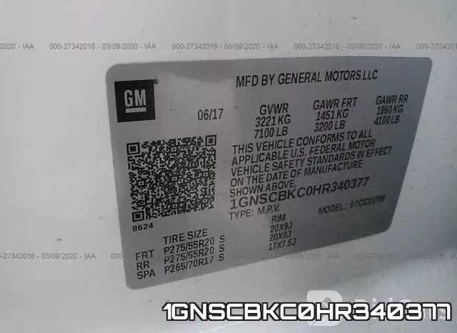 1GNSCBKC0HR340377