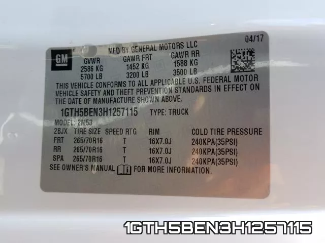 1GTH5BEN3H1257115