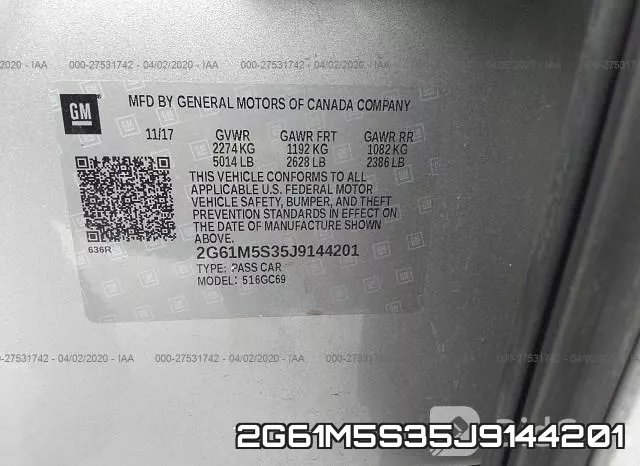 2G61M5S35J9144201