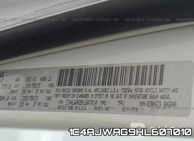 1C4AJWAG9HL607010