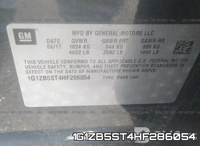 1G1ZB5ST4HF286054