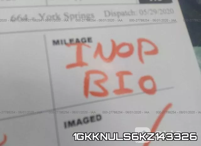 1GKKNULS6KZ143326